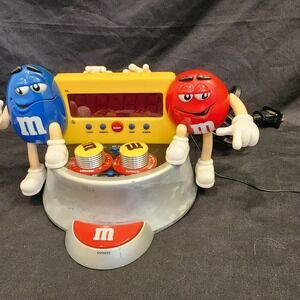 M&M's Collectable Digital AM/FM Radio Alarm Clock - 2009 Works Great